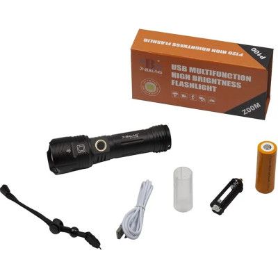 Фонарь X-Balog BL-L-12-P100 алюмінієвий з опцією PowerBank (L095) | Зображення 2