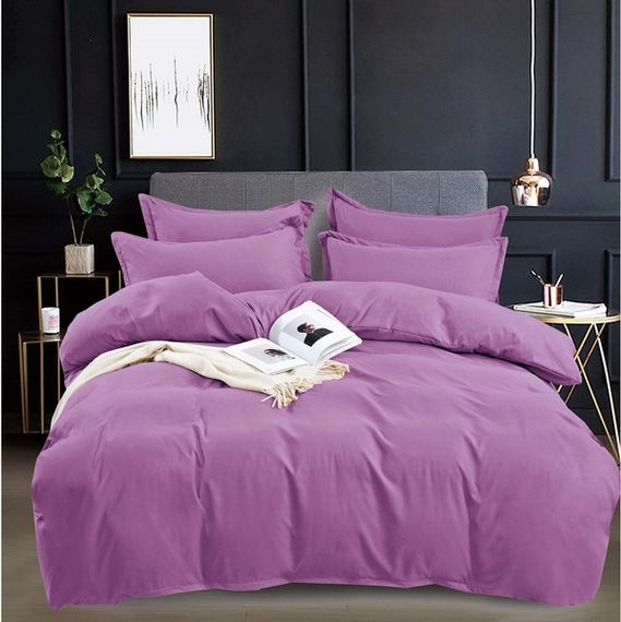 Комплект постільної білизни Soho Євро Elle 200х230 см SOLO Lilac