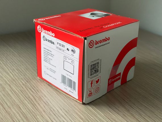 Гальмівні колодки дискові, задня вісь BREMBO, до Tesla S/X, P02001 | Зображення 3