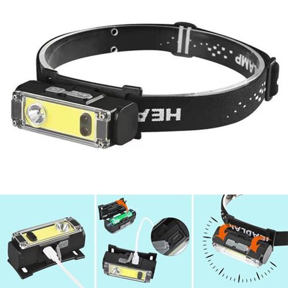 Налобний ліхтарик з регульованим ремінцем, Налобні ліхтарі для активних людей, Налобний ліхтар JW-25 | Зображення 6