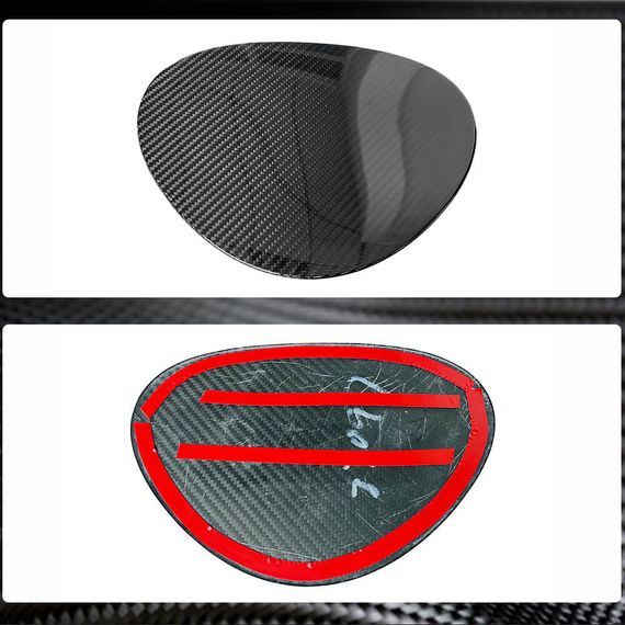 Накладка на лючок бензобака Карбон для Subaru BRZ 2021- гг | Зображення 2