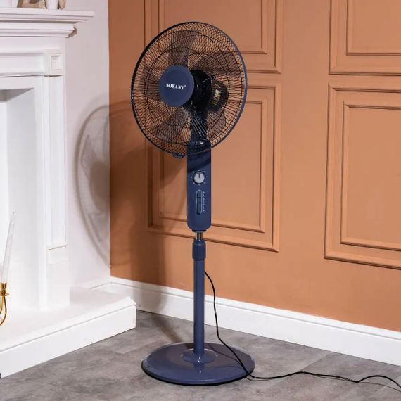 Вентилятор підлоговий Sokany 3 режими швидкості Ø 45 см | Зображення 1