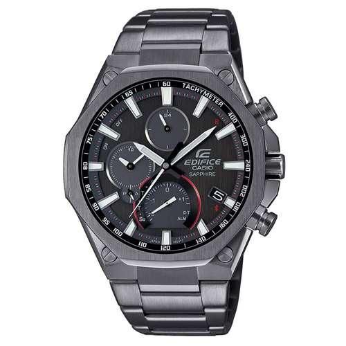 Чоловічі водонепроникні кварцові наручні годинники Casio оригінал Edifice EQB-1100DC-1AER зі сталевим