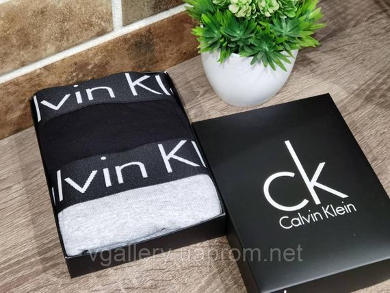 Подарочный набор мужского белья CK в коробке на 2шт  (7 цветов на выбор) | Зображення 3