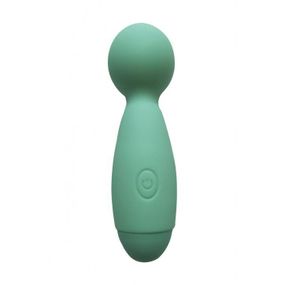 Мінівібромасажер Wooomy Smally Mini Wand Turquoise, Бирюзовый