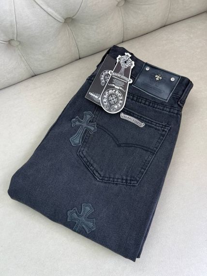 Джинси чорнi Chrome Hearts Black d056 | Зображення 7