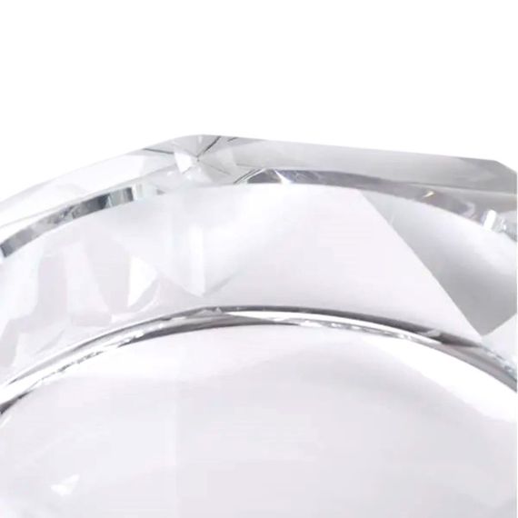 Декоративная пепельница для сигарет 14.5×4 см стеклянная пепельница настольная HP-4-129 | Зображення 1