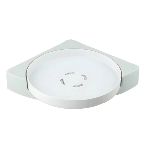 Кутова обертова полиця  для ванної кімнати Multi Functional Rotational Tray