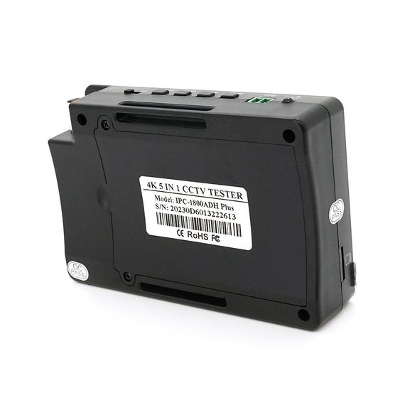 Тестер для камер відеоспостереження IPC-1800 PLUS, c 4″ сенсорним дисплеєм, сенсорним дисплеєм, підтримує IP, CVI, TVI, AHD 4K, | Зображення 6