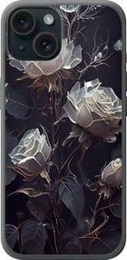 Чохол на iPhone 15 Троянди 2 із силікону FCh_002292