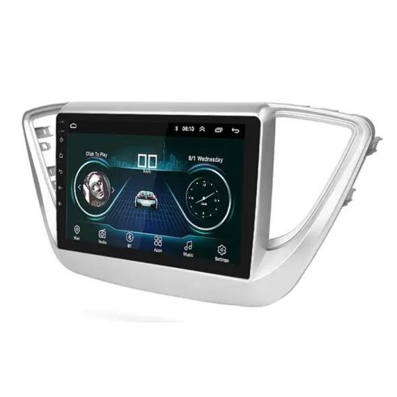 Штатная автомагнитола Hyundai Accent 2017 (9") Android 10.1 (4/32) белая (MER-14099_5461) | Зображення 2