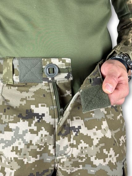 Тактичні штани Soft Shell з наколінниками "Піхота", Піксель |Розмір: 50/4 | Зображення 7