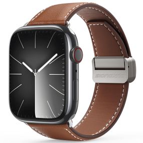 Ремінець Dux Ducis Genuine Leather для Apple Watch 42(ser.1-3)/44/45/46/49mm Brown