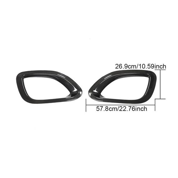 Карбоновые Накладки на Передний Бампер (для Base 2021-2025) для Jaguar F-Type | Зображення 5