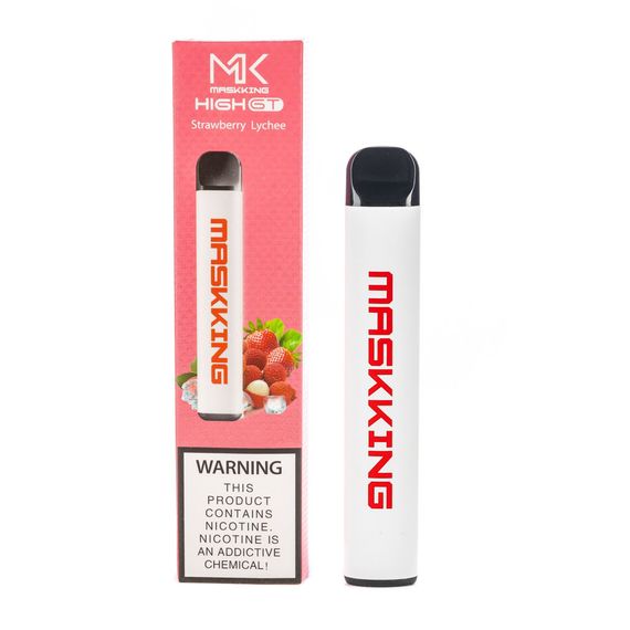 Одноразовая POD-система MaskKing High Pro 2% на 1000 затяжек. Клубника и личи | Зображення 2