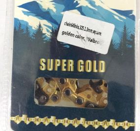 Ланцюг пиляльний 325, 1.3mm, 64зв, суперзуб (VALBRO, золотий) SVET
