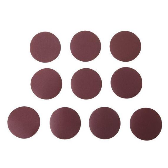 Круг наждаковий на липучці 125 мм, папір клас E, щільність 220 г/м², К180, 10 од. INTERTOOL BT-0564 | Зображення 3