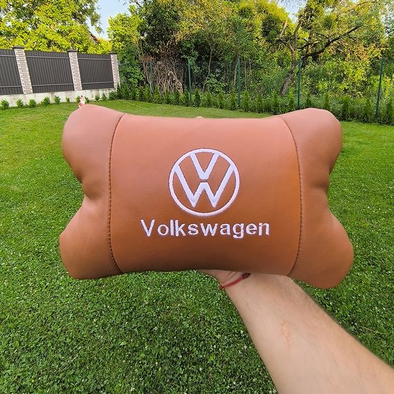 Авто подушки в машину Volkswagen, Подушка для водителя для авто Автомобильная подушка шеи с лого CH-49 | Зображення 7