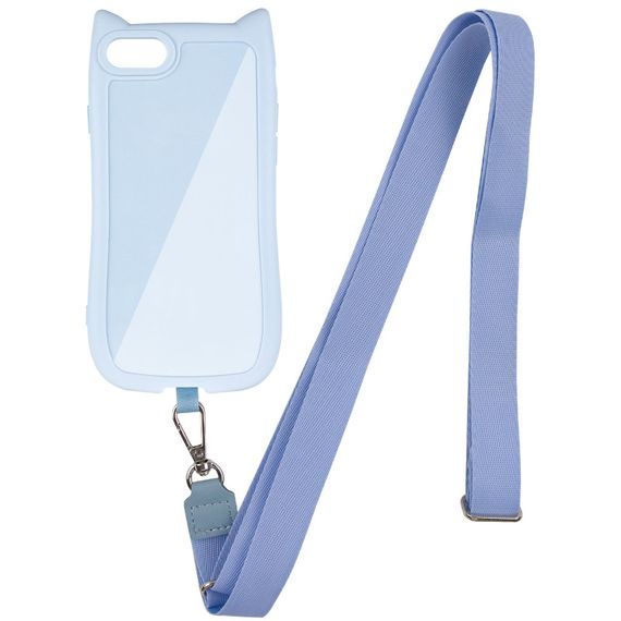 Чохол TPU GETMAN Cat with straps для Apple iPhone 7 / 8 / SE (2020) (2022) (4.7") Blue