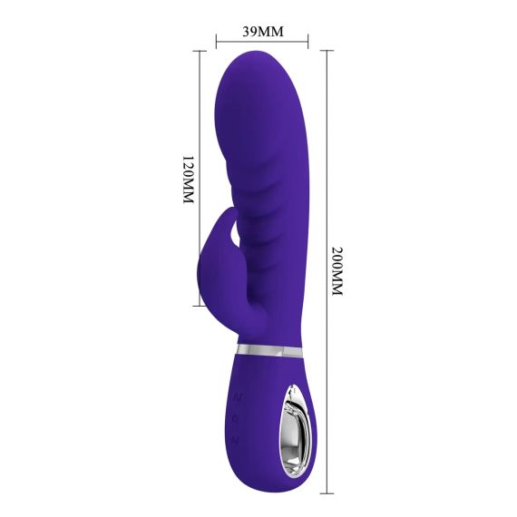 УЦІНКА - Ребристий вібратор Pretty Love - Prescott Purple, DIS-BI-014635-3 Sex Aura | Зображення 8