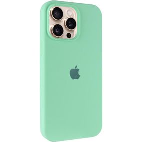 Чохол Silicone Case Full Protective (AA) для Apple iPhone 14 Pro (6.1") Зелений / Pistachio