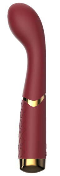 Вібратор для точки G Dream toys Romance Lucy, марсаловий, 19.5 х 3.8 см Sex Aura | Зображення 3