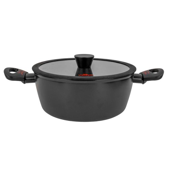 Кастрюля с крышкой VITRINOR CHEF COLLECTION, 24 см, 3,8 л, с антипригарным покрытием. | Зображення 3