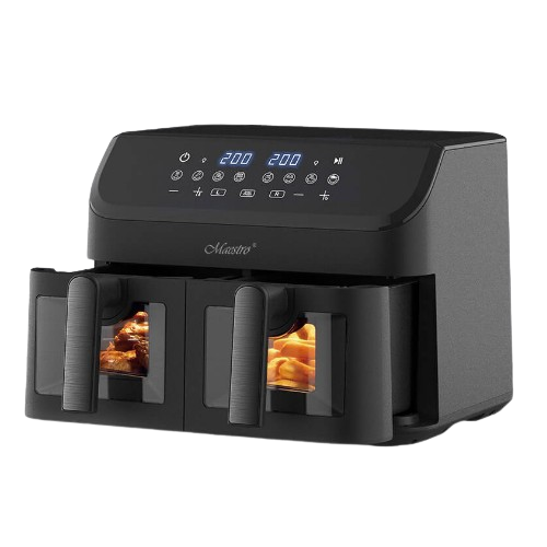 Аерофрітюрниця з двома чашами 4,5л + 4,5л 2000W MR-758 Maestro