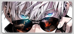 Игровая поверхность для мышки с Аниме принтом "Магическая битва/Jujutsu Kaisen" Сатору Годжо 800*300*3 мм 0304