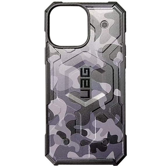 Ударопрочный чехол UAG Pathfinder with MagSafe Camo для Apple iPhone 13 Pro Max (6.7") TPU+PC, Серый