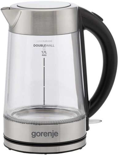 Електрочайник Gorenje K17GDWII 1.7 л сріблястий | Зображення 1