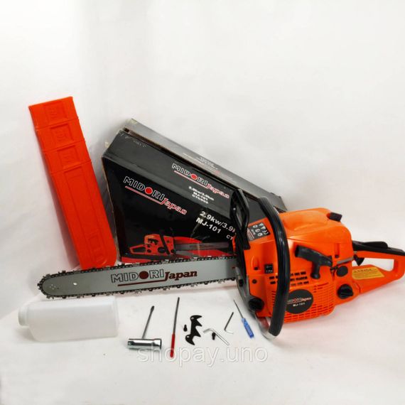 Бензопила для саду 3800Вт Midori Japan MJ-101 напівпрофесійна CJ-90 | Зображення 3