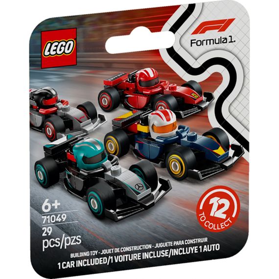Конструктор LEGO Minifigures Колекційні автомобілі для перегонів F1 (71049)