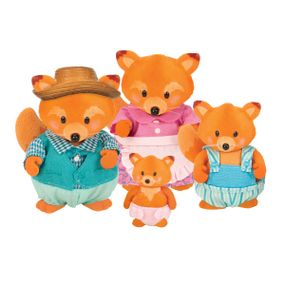 Набор фигурок Li`l Woodzeez Семья Лисичек 6483 (6483)