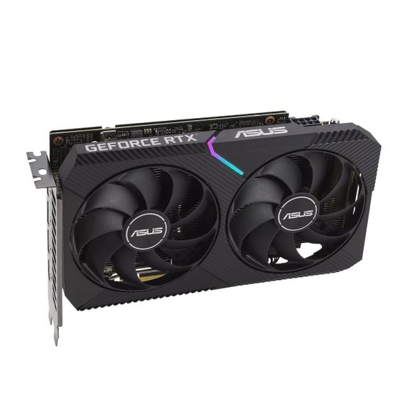 Видеокарта ASUS GeForce RTX 3060 12GB GDDR6 DUAL OC V2 DUAL-RTX3060-O12G-V2 90YV0GB2-M0NA10 | Зображення 2