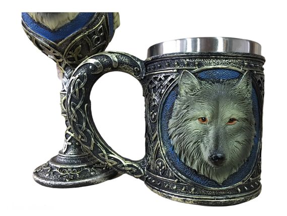 Подарунковий набір Чашка Келих 3D Вовк Подарунок | Зображення 6