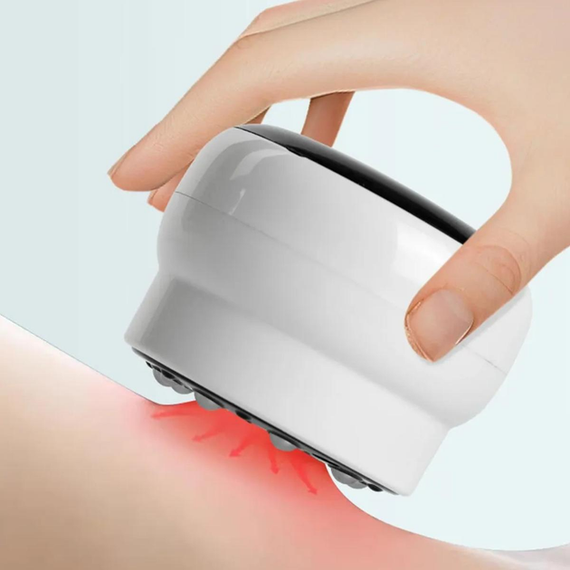 Антицелюлітний вакуумний масажер Intelligent Cupping Massage, акумуляторний ручний масажер для тіла Білий LY-873-White | Зображення 2