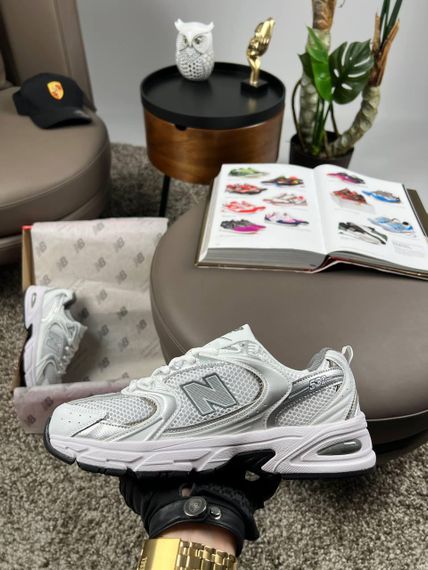 Чоловічі кросівки  New 530 Premium  White Silver весна / лето / осень A3661 43 27.5 см | Зображення 6