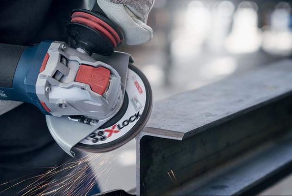 Шліфмашина кутова Bosch GWX 9-125 S X-LOCK, 125мм, 900Вт, 2800-11500 об/хв (0.601.7B2.000) | Зображення 1