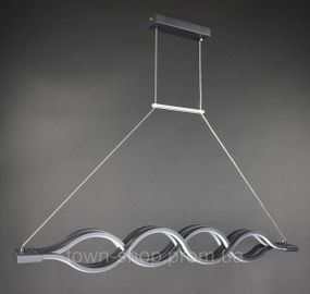 Люстра потолочная LED H23L-1000-bk Черный 25-110х10х100 см.