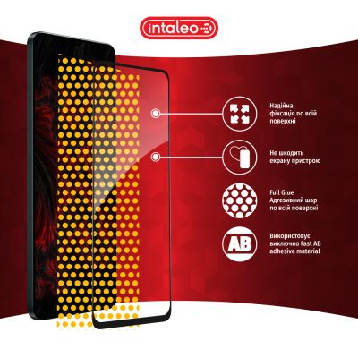 Стекло защитное Intaleo Full Glue Oppo A58 4G Black (1283126583490) | Зображення 6