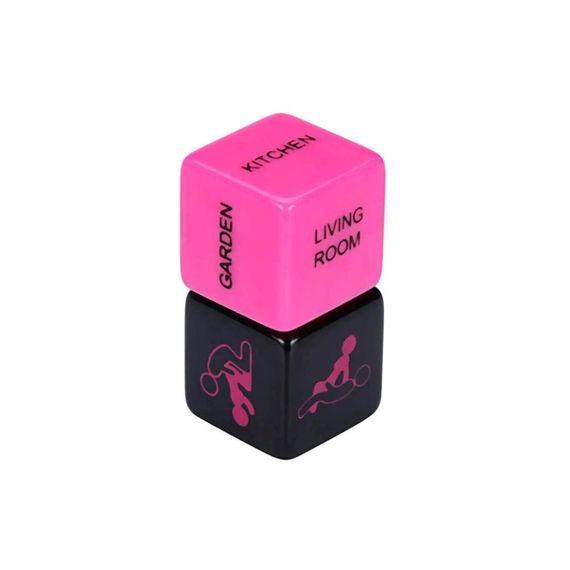 Набір кубиків Wooomy Ooo 5 Dice Set (EN): місця та пози для сексу, інтимні дії та частини тіла | Зображення 1