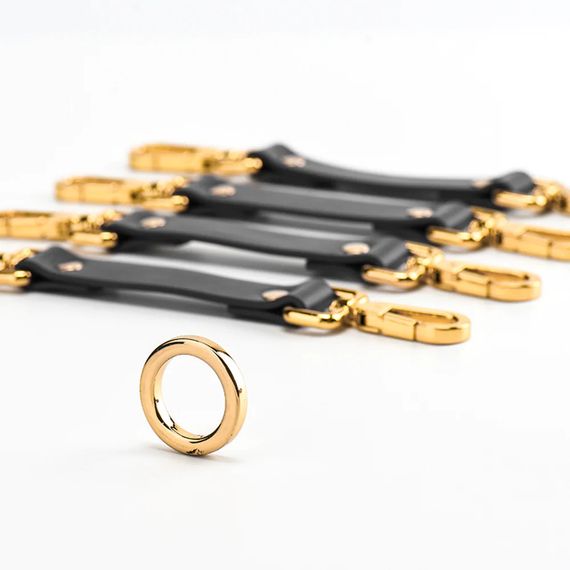 Хрестовина італійська шкіра Bondage Boutique leather Hogtie UPKO | Зображення 2