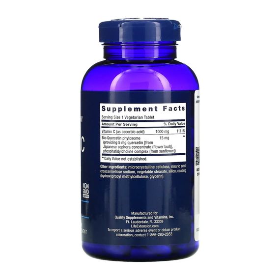 Vitamin C and Bio-Quercetin Phytosome - 250 tabs | Зображення 1