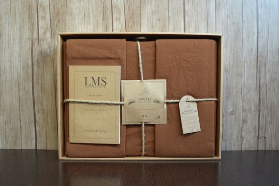 Постельное белье Limasso Stonewashed Ranforce 200 х 220 см Automne | Зображення 5