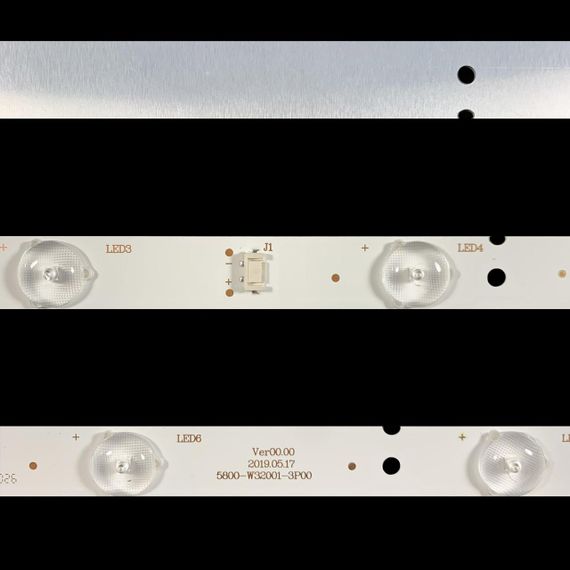 LED підсвітка TV 32" inch 605mm 7-led 5800-W32001-3P00 LC320DXJ-SFA2 RDL320HY 32D3503V1W7C1B60617M 3шт. | Зображення 1