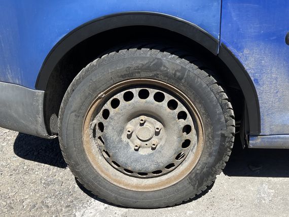 Накладки на арки (чорний мат) Коротка база, 1 зсувні двері (пластик) для Volkswagen Caddy 2004-2010 рр | Зображення 9