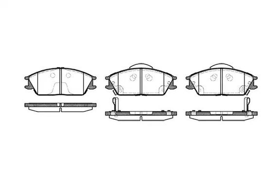 Колодки передні гальмівні Hyundai Accent/Getz 94-10, WOKING (P324322) | Зображення 7