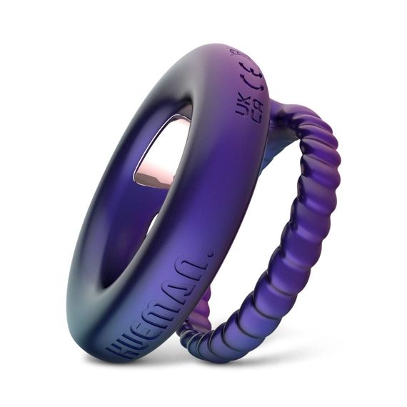 Ерекційне віброкільце Hueman - Jupiter Vibrating Cock and Ball Ring Sex Aura | Зображення 4