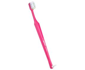 Ортодонтична зубна щітка paro® ORTHO BRUSH м’яка, з монопучковою насадкою, рожева